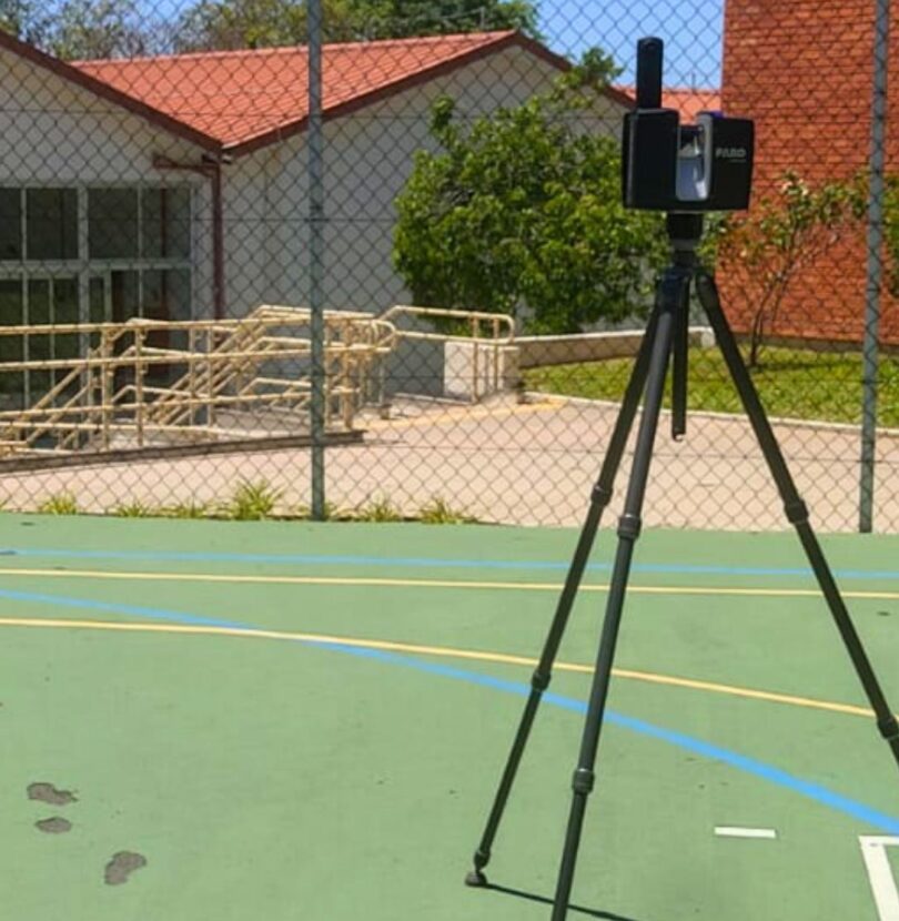 levantamento cadastral com laser scanner