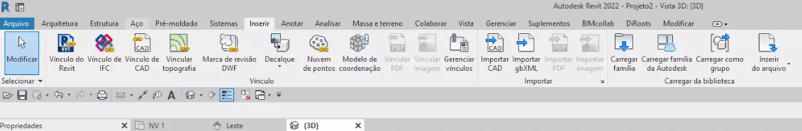 como inserir nuvem de pontos revit