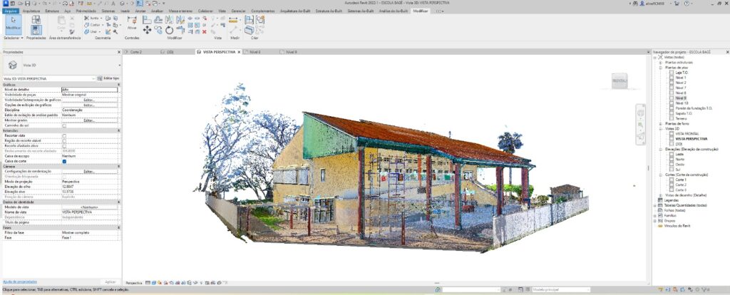 importar nuvem de pontos no revit